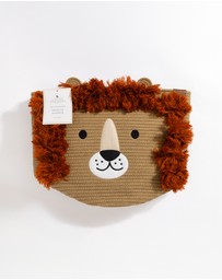 Living Textiles - Cotton Rope Animal Hamper - Lion