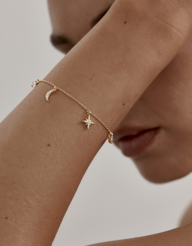 By Charlotte - Celestial Skies Charm Bracelet