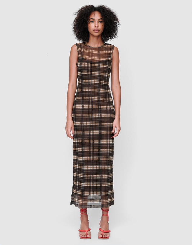 Wynn Hamlyn - Silk Mesh Maxi Dress