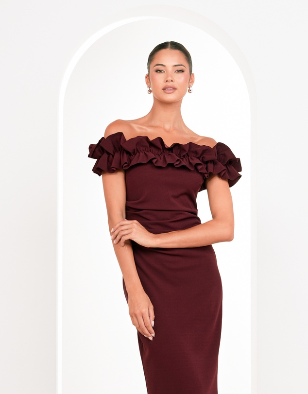 Pilgrim - Winnie Off Shoulder Maxi Dress