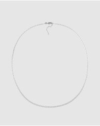 Kuzzoi - ICONIC EXCLUSIVE - Necklace Men Solid Basic Modern in 925 Sterling Silver