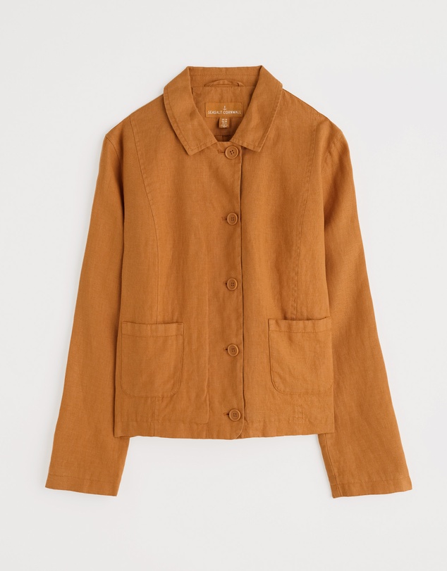 Seasalt - Seasalt Cornwall Yellow Arame Linen Jacket