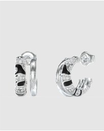 GUESS - Guess 15mm Jungle Circle Enamel Hoop