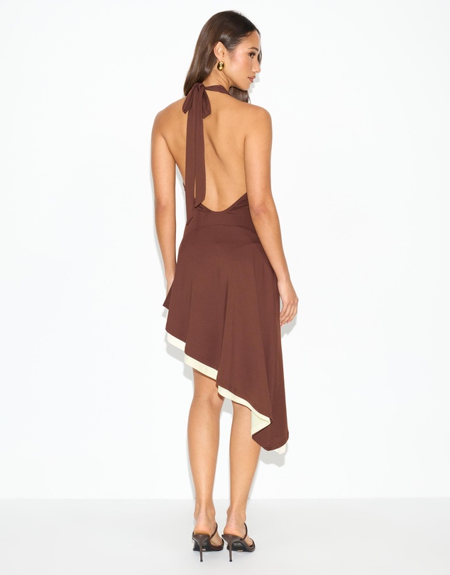 Dazie - Karana High Low Contrast Mini Dress