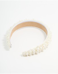 Lovisa - Gold Plated Pearl Statement Headband