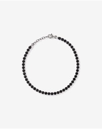 Michael Hill - Black Spinel Tennis Bracelet in Sterling Silver