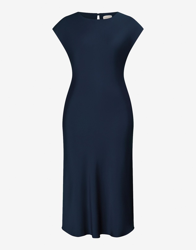 Forcast - Dulce Satin Midi Dress