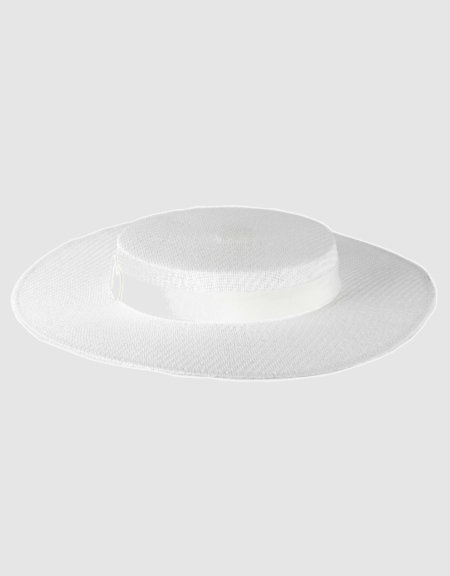 Max Alexander - White Boater Hat