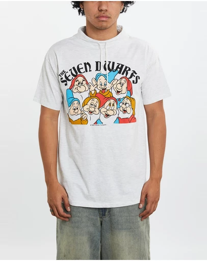 Vintage by The Real Deal - Pre Loved - 80s Disney The Seven Dwarfs Mock Neck Tee