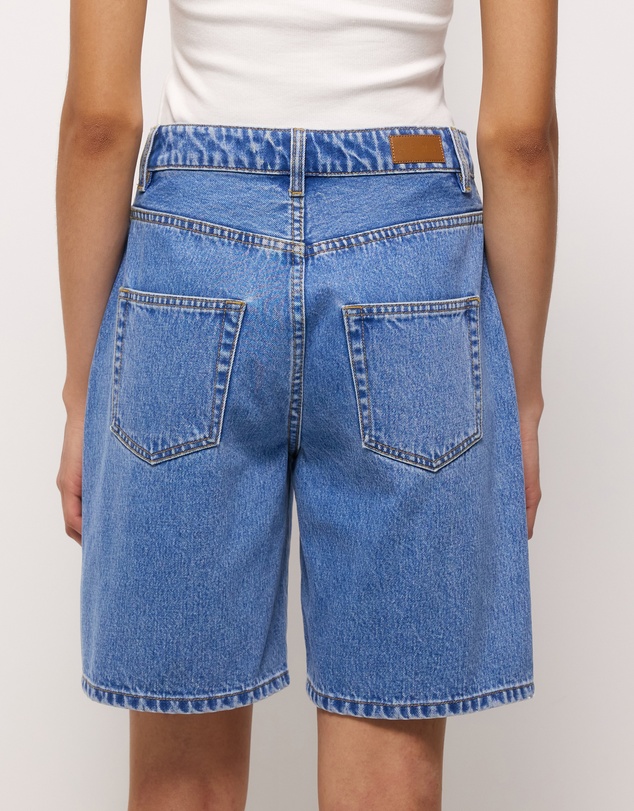 AERE - Longline Denim Shorts