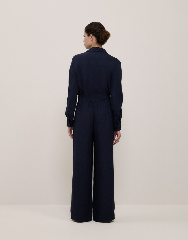 Trenery - Piping Detail Pull On Pant in Night Sky