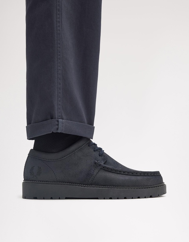 Fred Perry - Kenney Low Coated Suede Shoes - Unisex