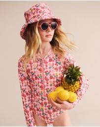 Huxbaby - Gingham Swimhat - ICONIC EXCLUSIVE - Babies-Kids