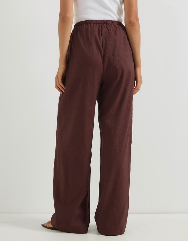 Atmos&Here - Hailey Relaxed Drawcord Organza Pants