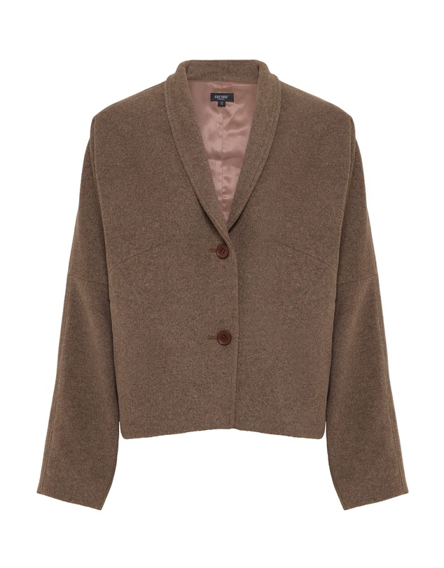 Oxford - Asher Wool Blend Cocoon Jacket