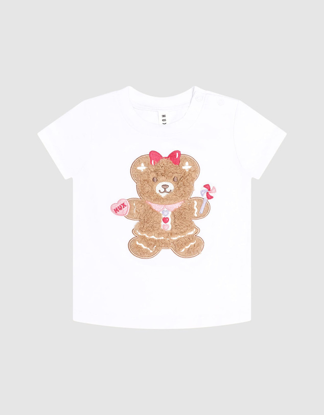Huxbaby - Christmas Gingerbread Huxette Tee - Babies-Kids