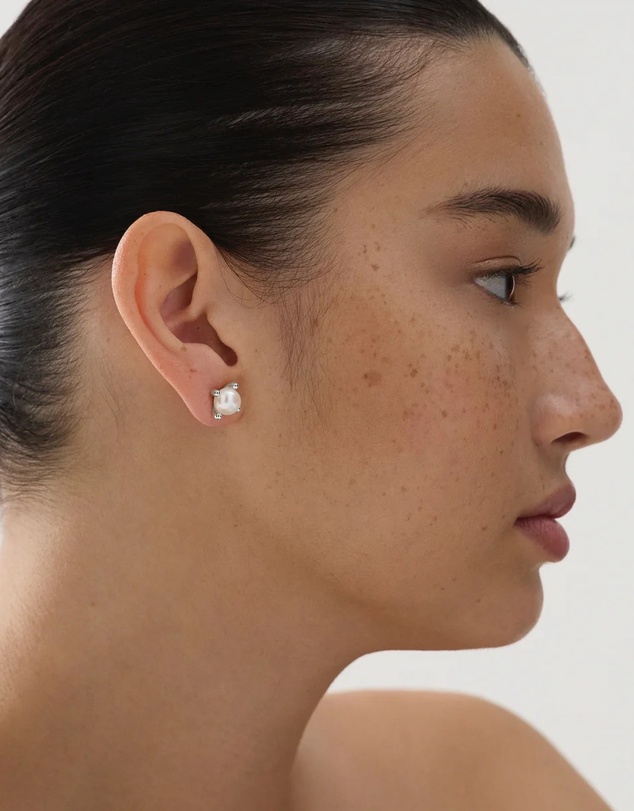 Najo - Moana Silver Pearl Earring