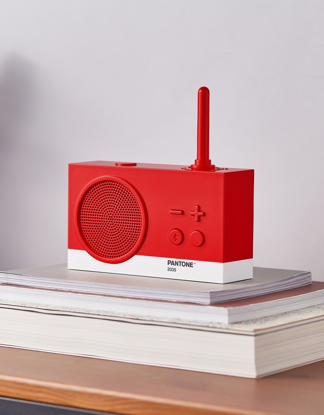 Lexon - Lexon Thykho 3 Fm Radio & Bluetooth Speaker PANTONE -2035 Red