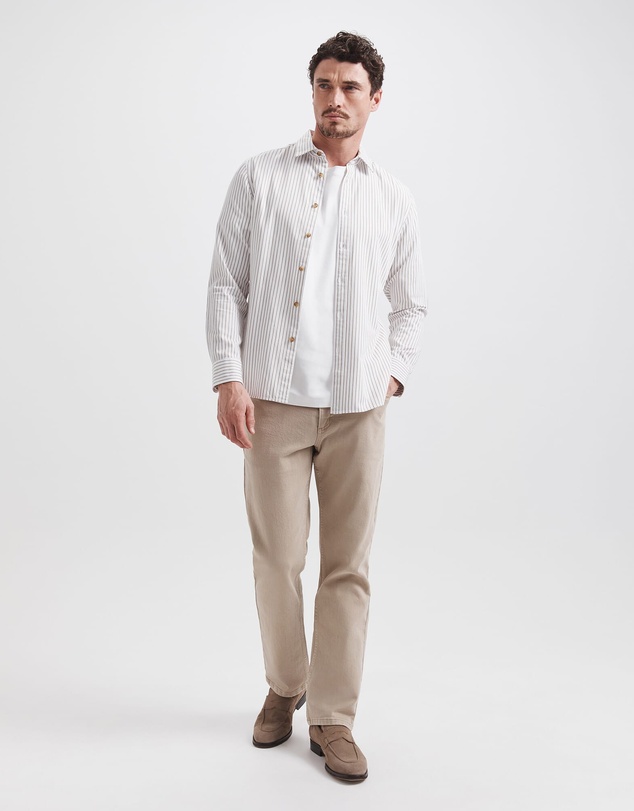 SABA - Mason Cotton Stripe Shirt