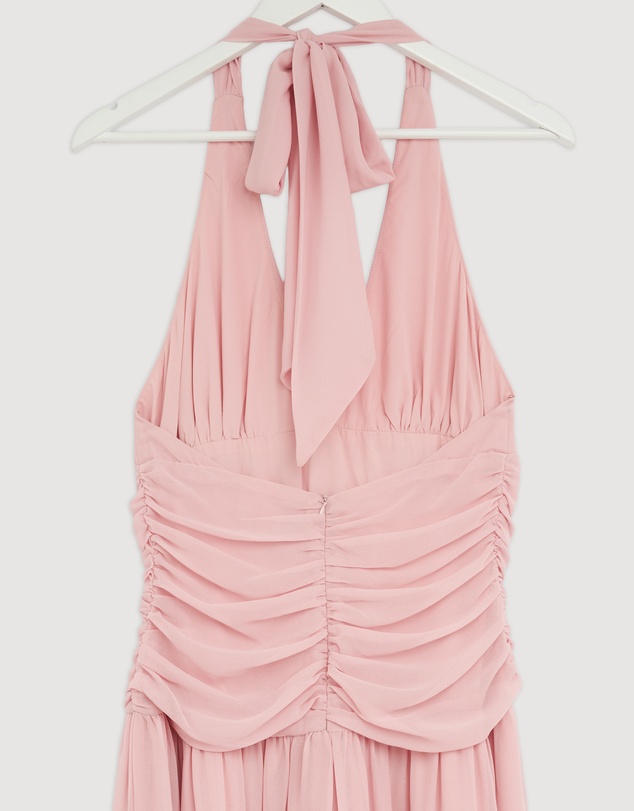 Revibe - Repaired CHANCERY Talara Halter Maxi Dress - AU 10