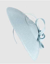 Max Alexander - Saucer Blue Racing Fascinator Hat