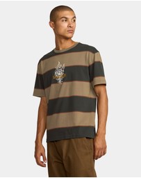 RVCA - Mens KSL Stripe T-Shirt