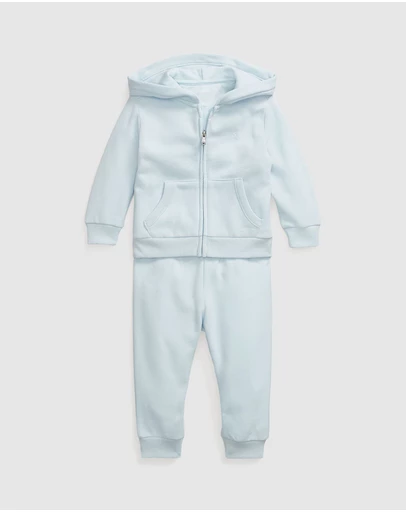 Polo Ralph Lauren - Fleece Full-Zip Hoodie & Pants Set - Babies