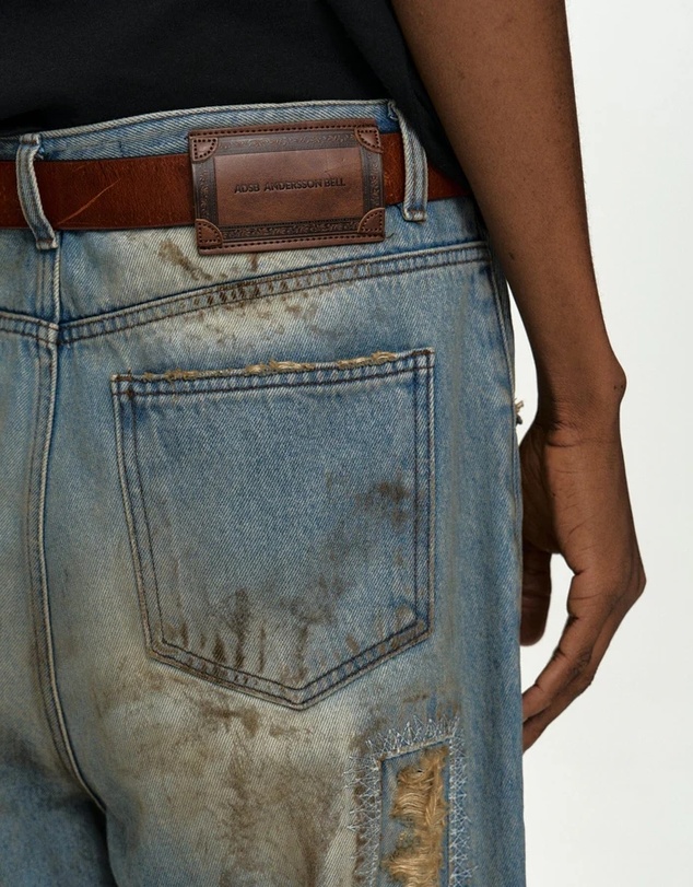 Andersson Bell - Destroyed Wide-Leg Jeans - Unisex