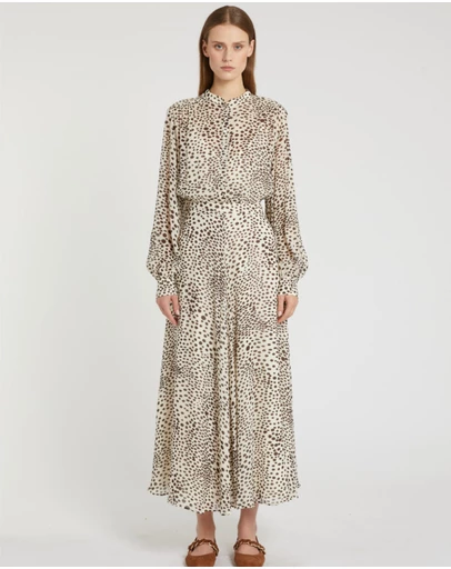 Marella - Printed Georgette Midi Dress