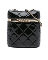 Pre-Loved by Azura Reborn - Pre-Loved chanel Quilted Finish Top Handle Accessory with Chain-Link Shoulder Strap