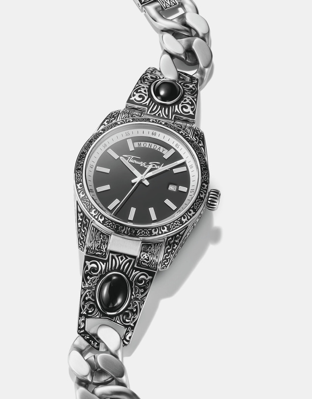 THOMAS SABO - Women's Western-Style Watch with Onyx, Stainless Steel