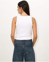 Dazie - Original Organic Cotton Ribbed Tank