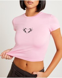 Neon Hart - Tribal Heart Slinky T-Shirt