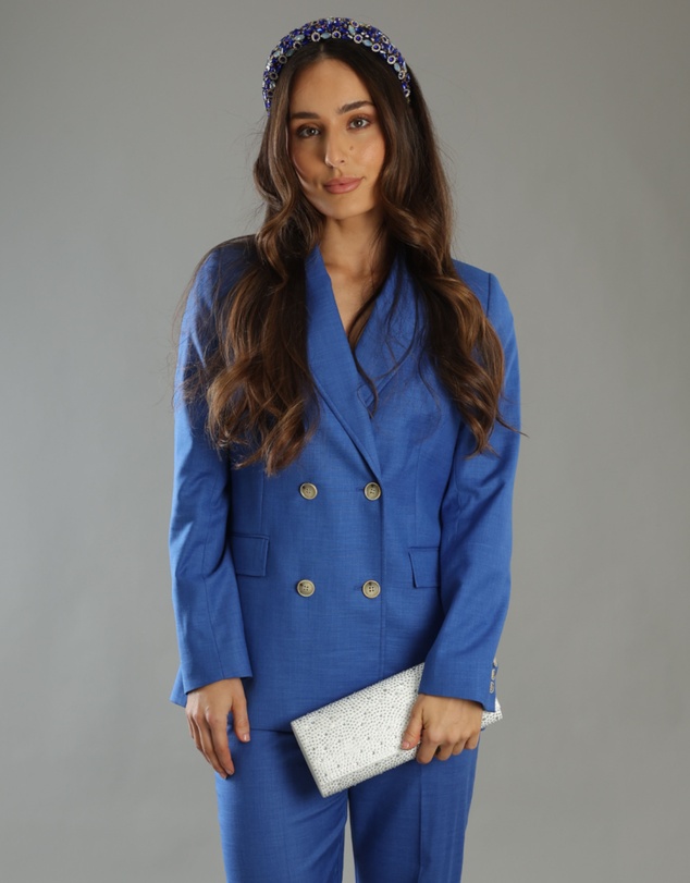 Morgan & Taylor - Alora Headband in Cobalt Blue
