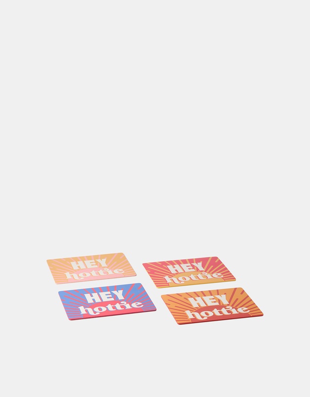 HOTTIE - Sunnie Hey Hottie 4-Piece Placemat Set