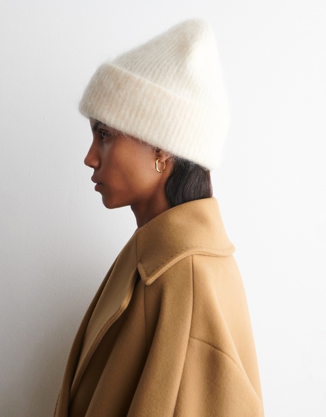 COS - Ribbed Mohair Beanie