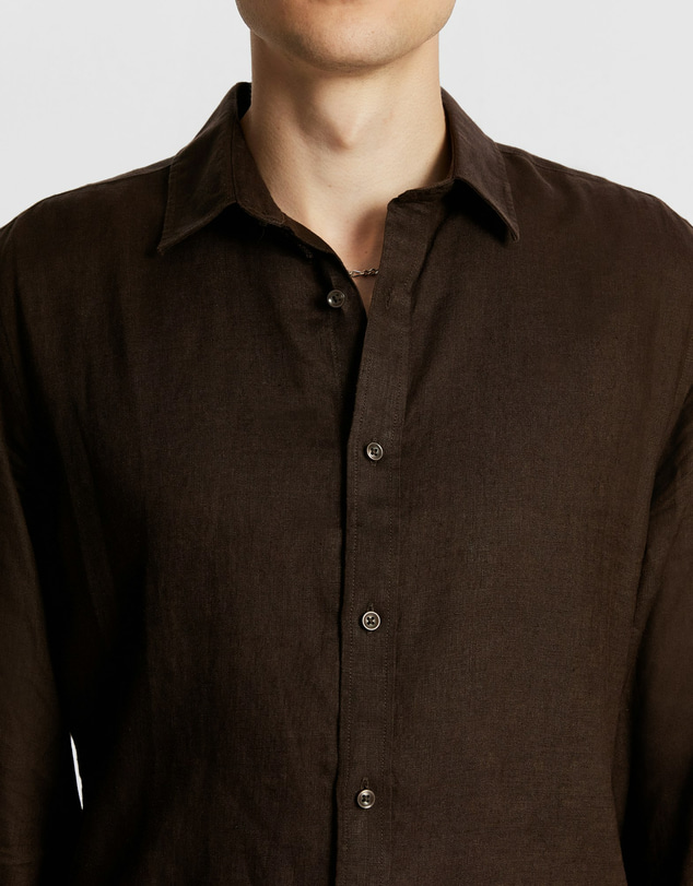 yd. - West Hampton Pure Linen Shirt