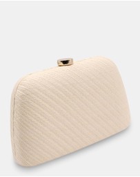 Morgan & Taylor - Brooke Clutch in Cream