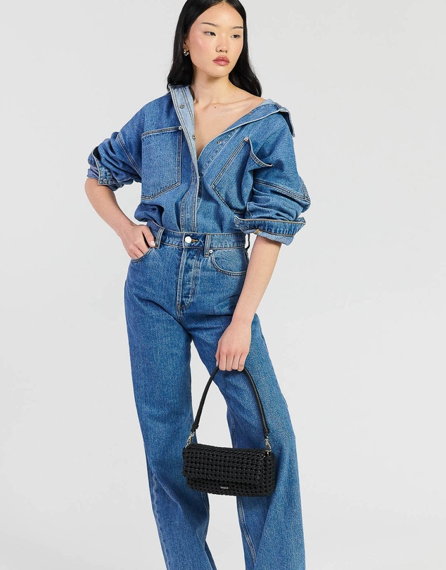 SABEN - Milla Shoulder Bag Black Braid