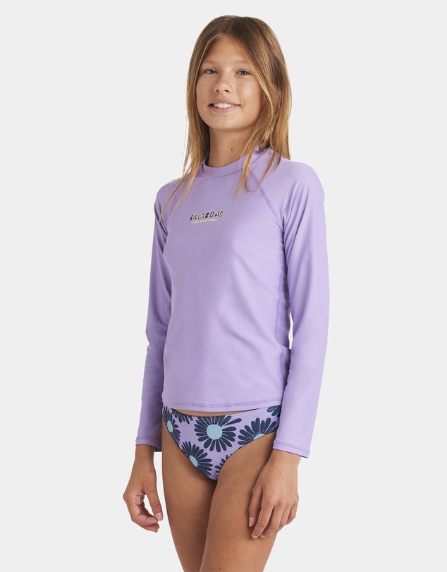 Billabong - Girls 8 to 16 heat Wave Long Sleeve Rash Vest