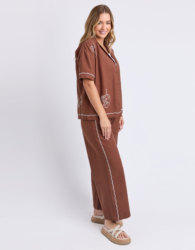 Foxwood - Paradise Shirt Chocolate