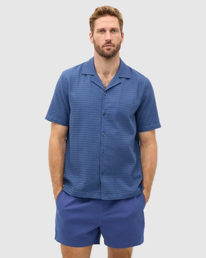 Seed Heritage - Short Sleeve Self Check Shirt