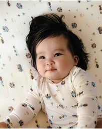 Kynd Baby - Fitted Cot Sheet in Pasture
