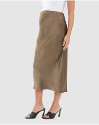 Ripe Maternity - Lexie Satin Skirt