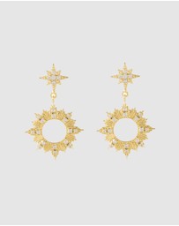 Wanderlust + Co - Sunseeker Gold Earrings