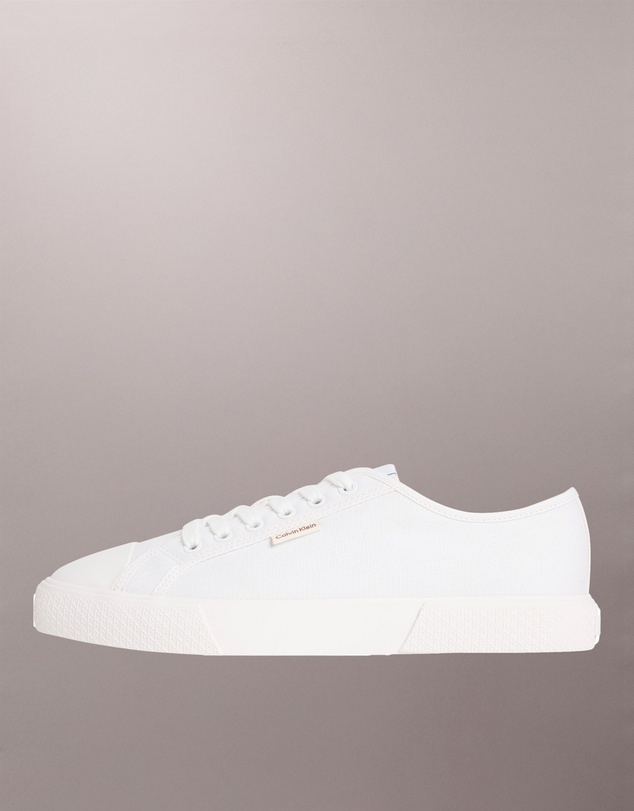 Calvin Klein - Alvaro Cotton Canvas Logo Trainers