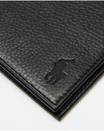 Polo Ralph Lauren - Pebbled Leather Billfold Wallet- ICONIC EXCLUSIVE