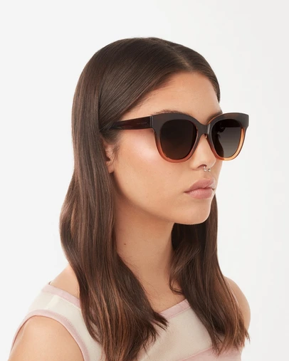 Hawkers Co - Aaudrey Fusion Brown UV400 Sunglasses - for Men and Women