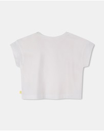 Billieblush - Heart Sequin Short Sleeve T-Shirt - Kids-Teens