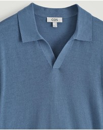 COS - Knitted Linen Polo Shirt